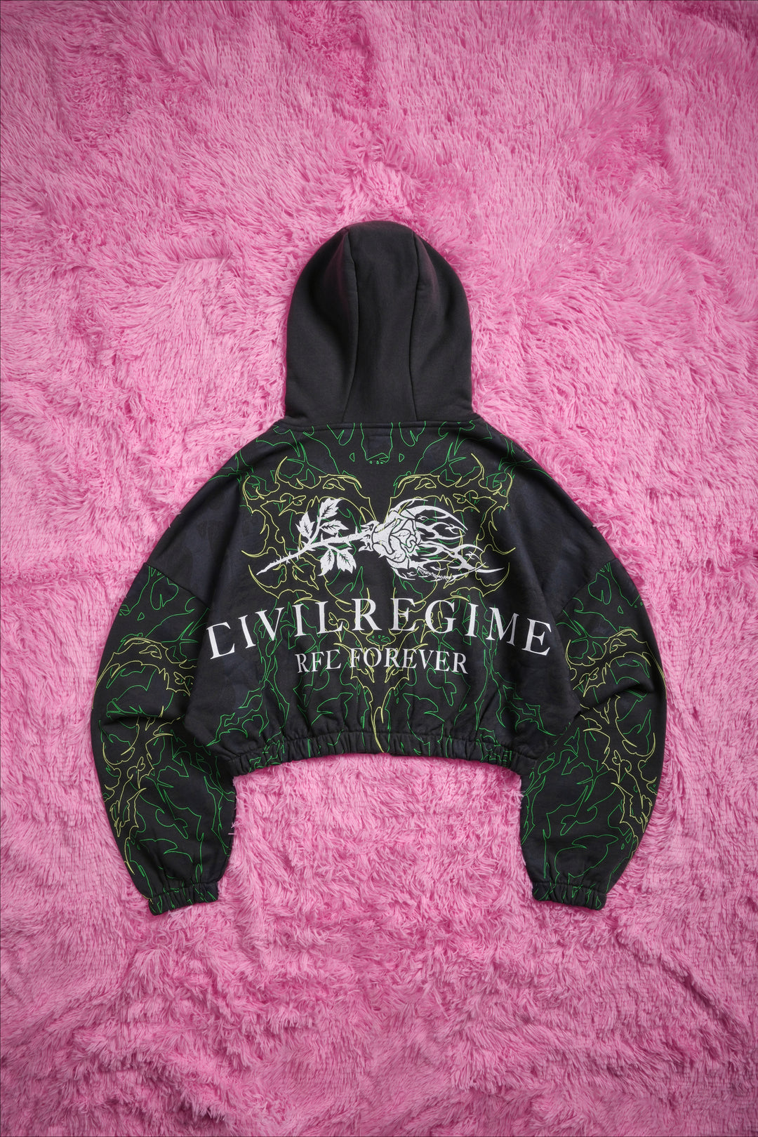 Better Than You Ultra Cropped Zip Hoodie in Vintage Ashes