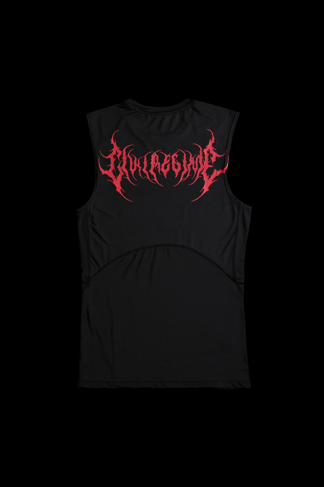 David Sleeveless Compression Shirt in Black