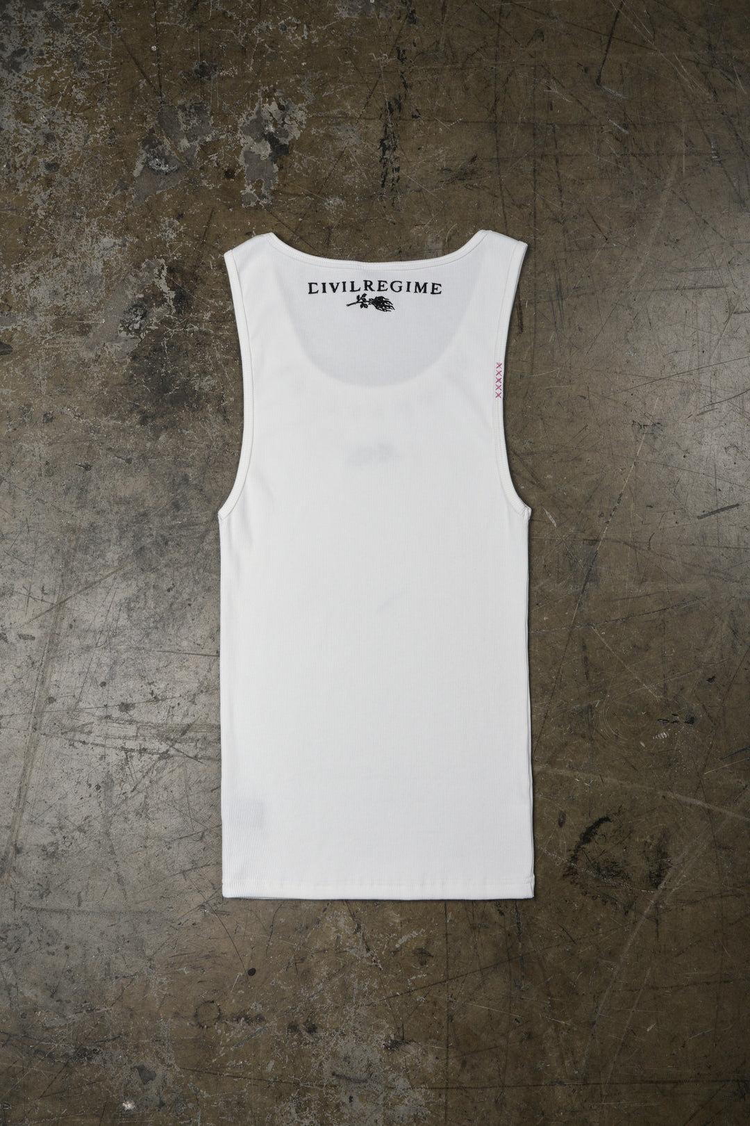 Civil Dispute Tank Top in White