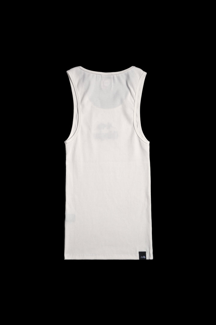 Concrete Sleeveless Undershirt in White