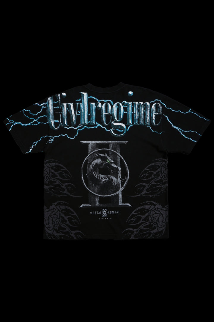 Raiden Rose Chaos American Classic Oversized Tee in Black