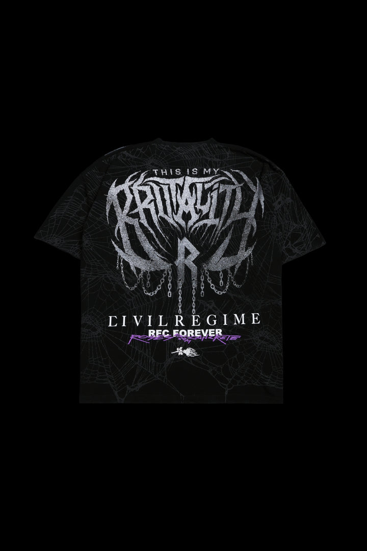 This Is My Nightmare American Classic Oversized Tee in Vintage Black