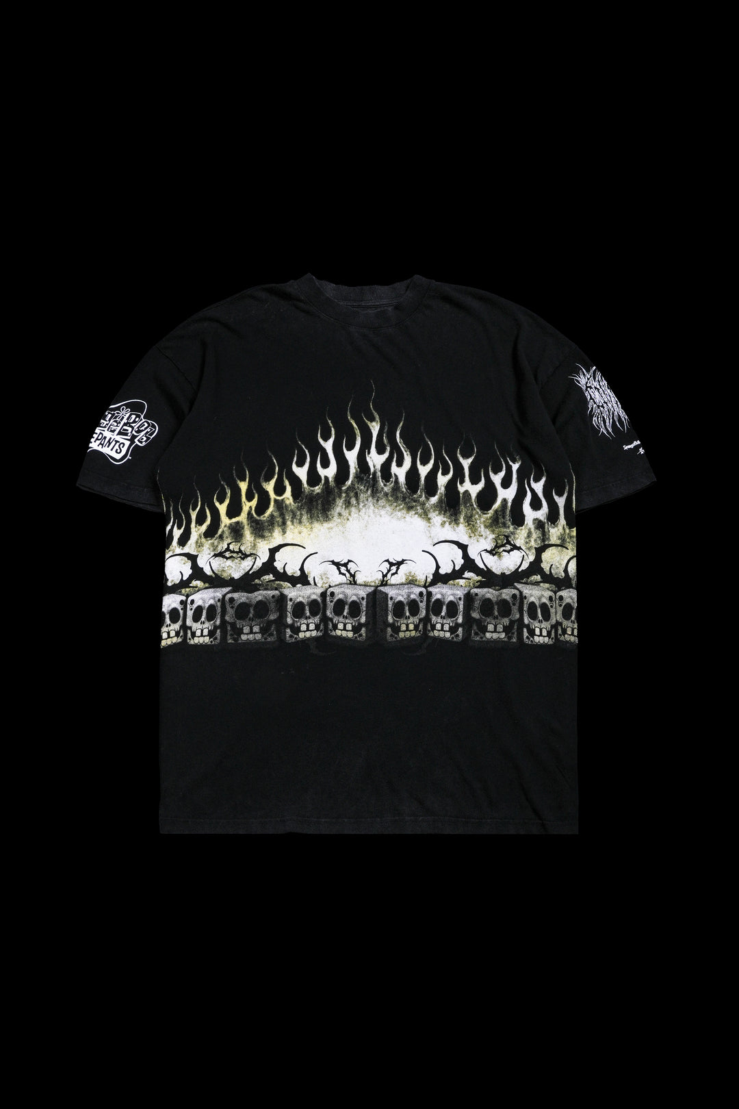 This Is Chaos American Classic Oversized Tee in Vintage Black