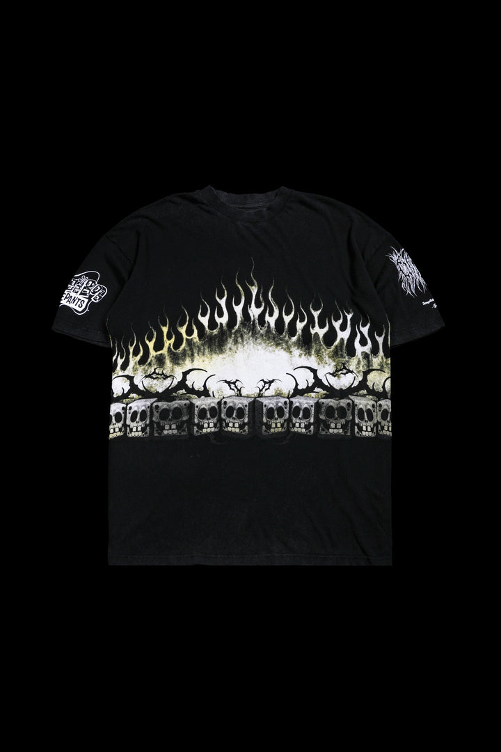 This Is Chaos American Classic Oversized Tee in Vintage Black