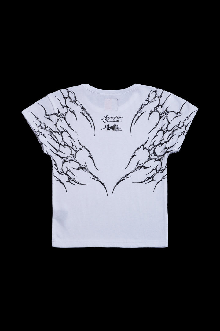 Forever Civil Baby Tee in White