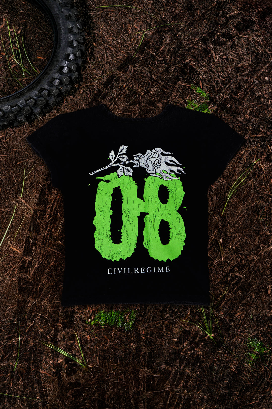 Dirt Baby Tee in Vintage Black