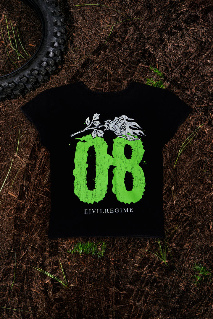 Dirt Baby Tee in Vintage Black