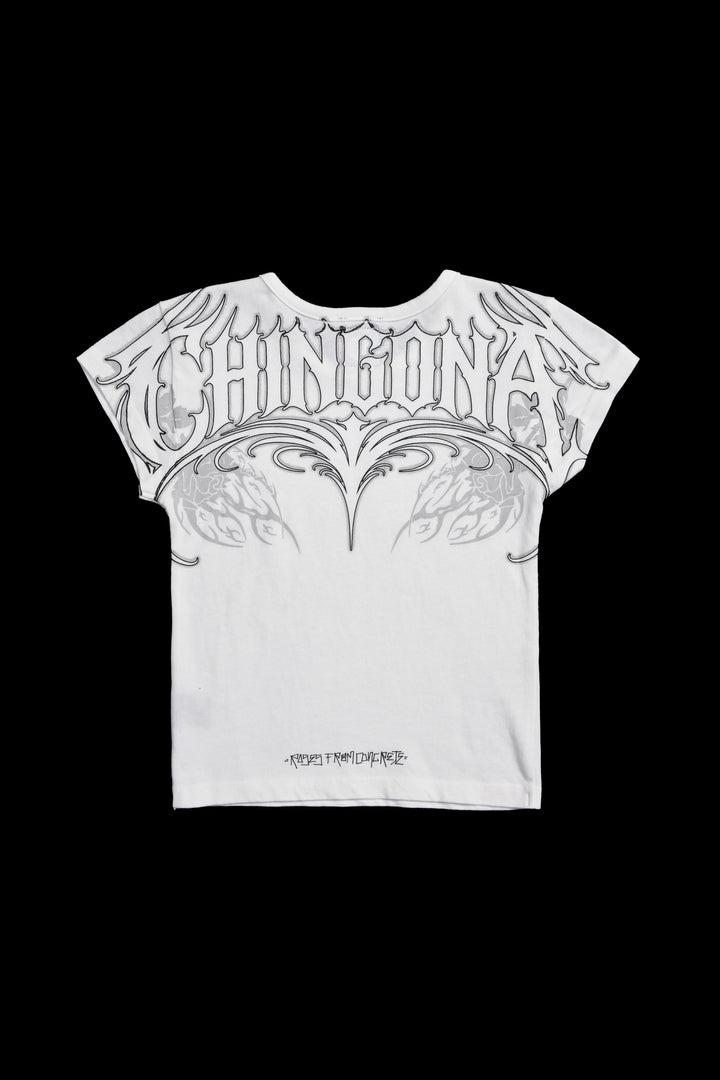 Bella Y Fuerte Baby Tee in White
