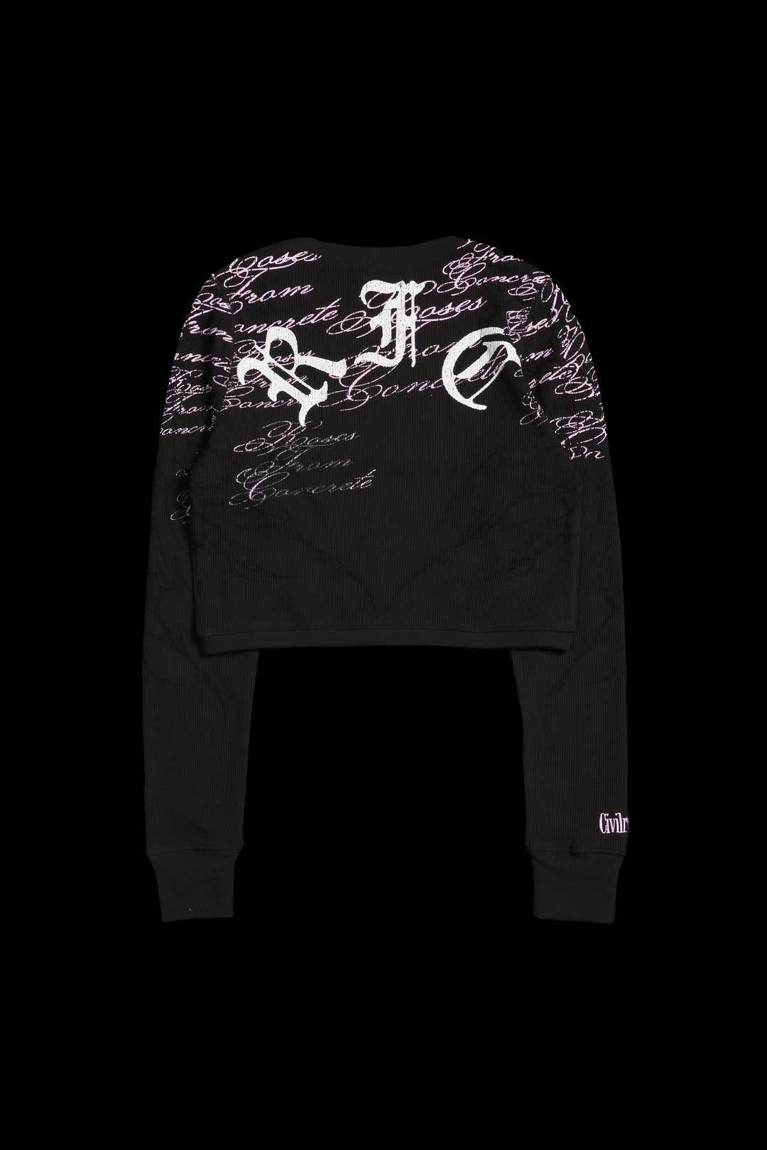 Civil Cross Crop Waffle Thermal in Brown