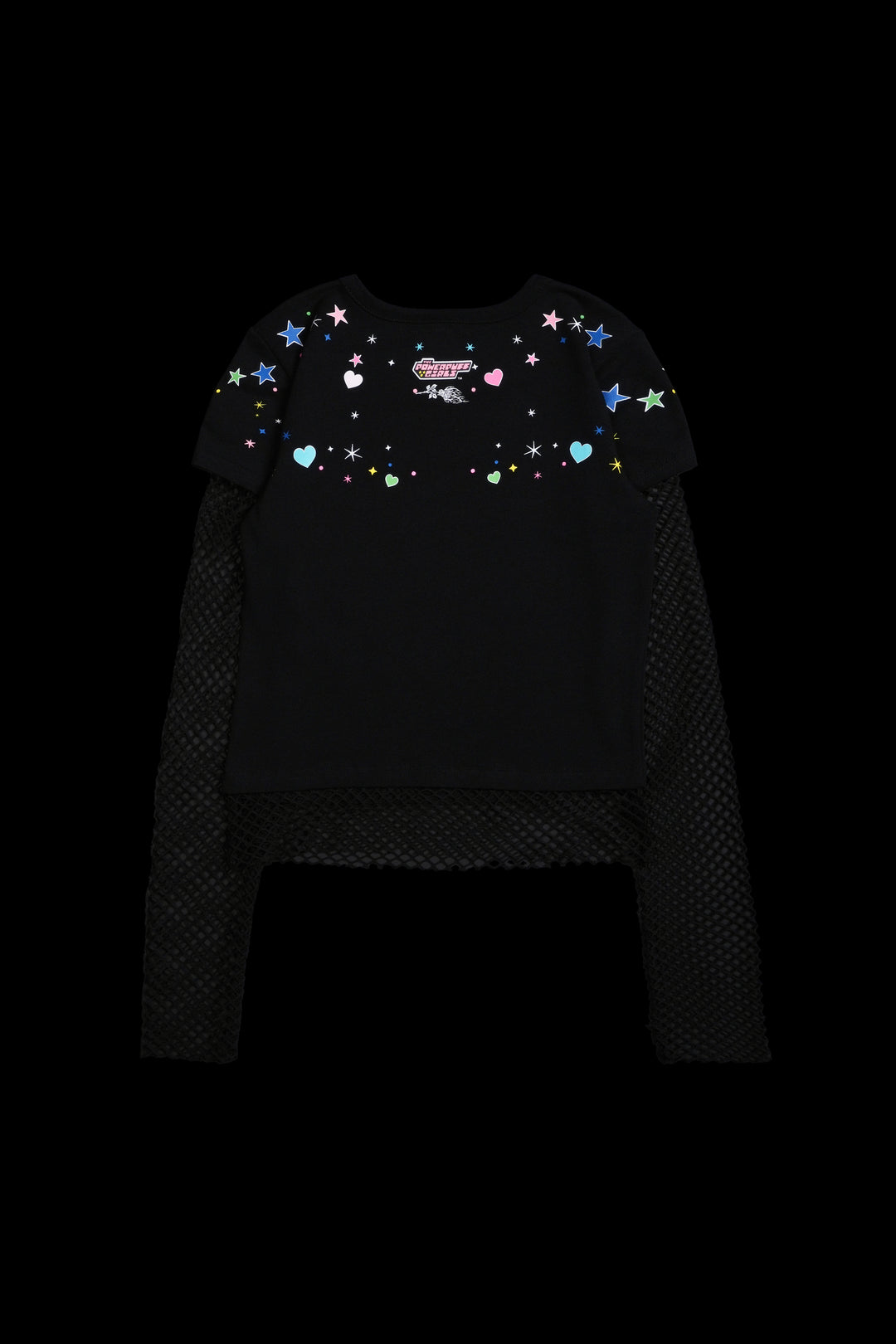 Rage Baby Hellveil Mesh Twofer in Black