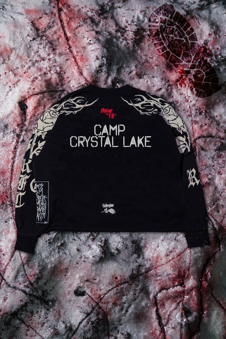 Crystal Lake County Layered Twofer in Black