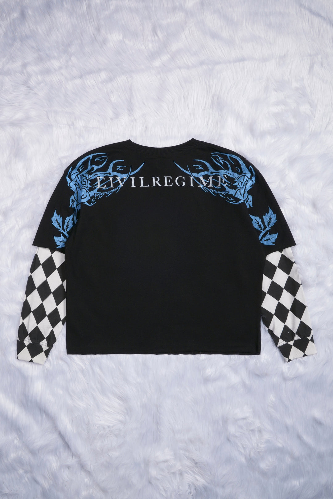 Bratcore 199X Jersey Twofer in Black/White