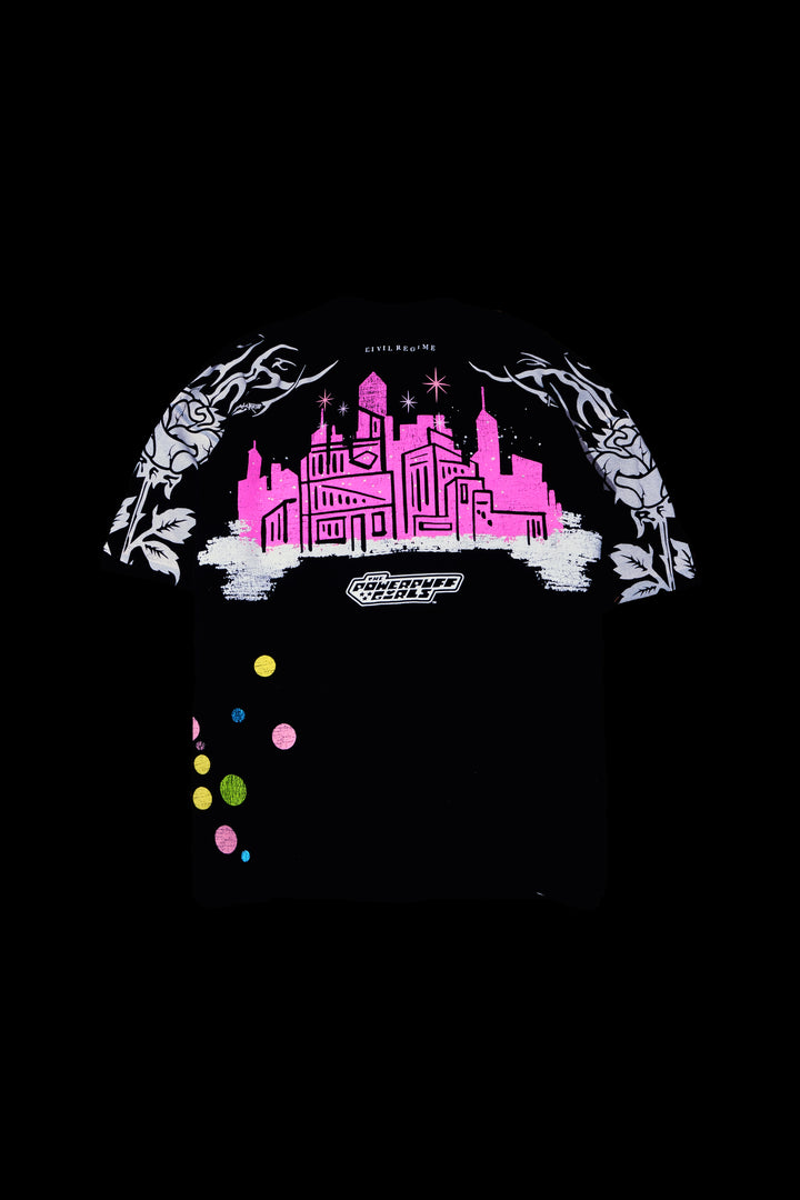 Cityscape American Classic Oversized Tee in Black