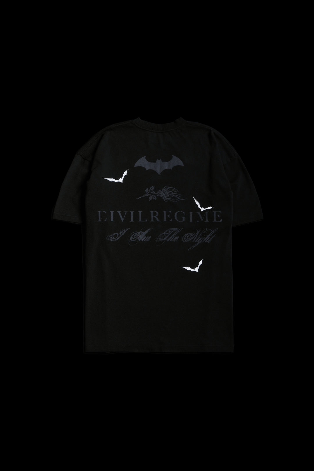 Why Do We Fall American Classic Oversized Tee in Black