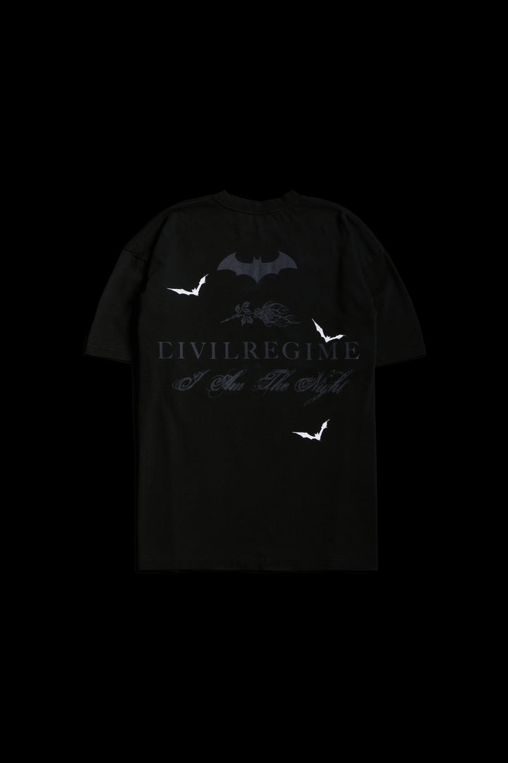 Why Do We Fall American Classic Oversized Tee in Black