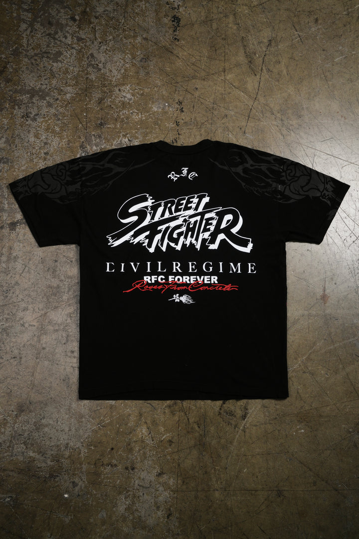 Master Of The Fists American Classic Oversized Tee in Black
