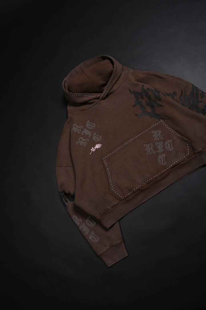 Eternal Chaos Odin Hoodie in Sun Faded Brown