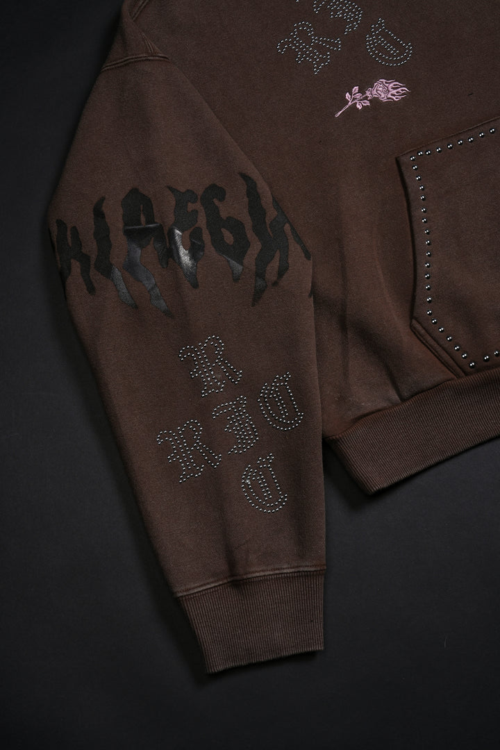 Eternal Chaos Odin Hoodie in Sun Faded Brown