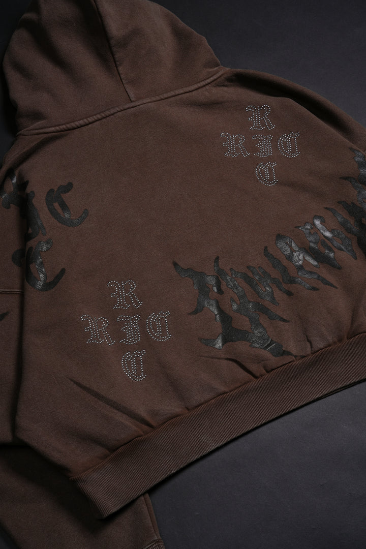 Eternal Chaos Odin Hoodie in Sun Faded Brown