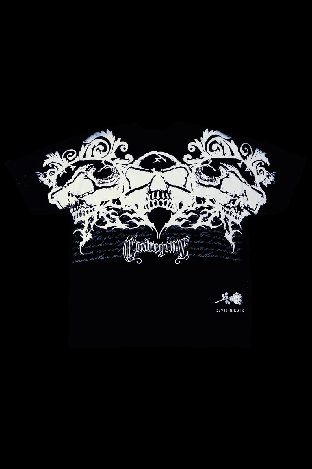 Rotten American Classic Oversized Tee in Black