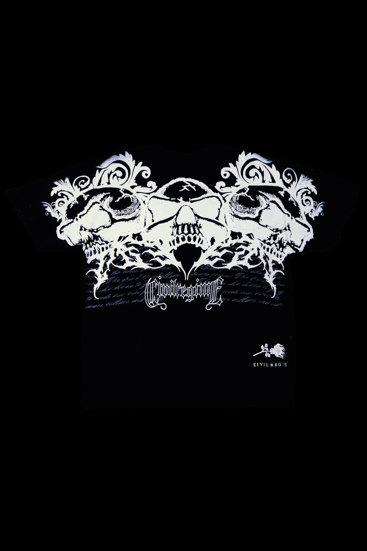 Rotten American Classic Oversized Tee in Black