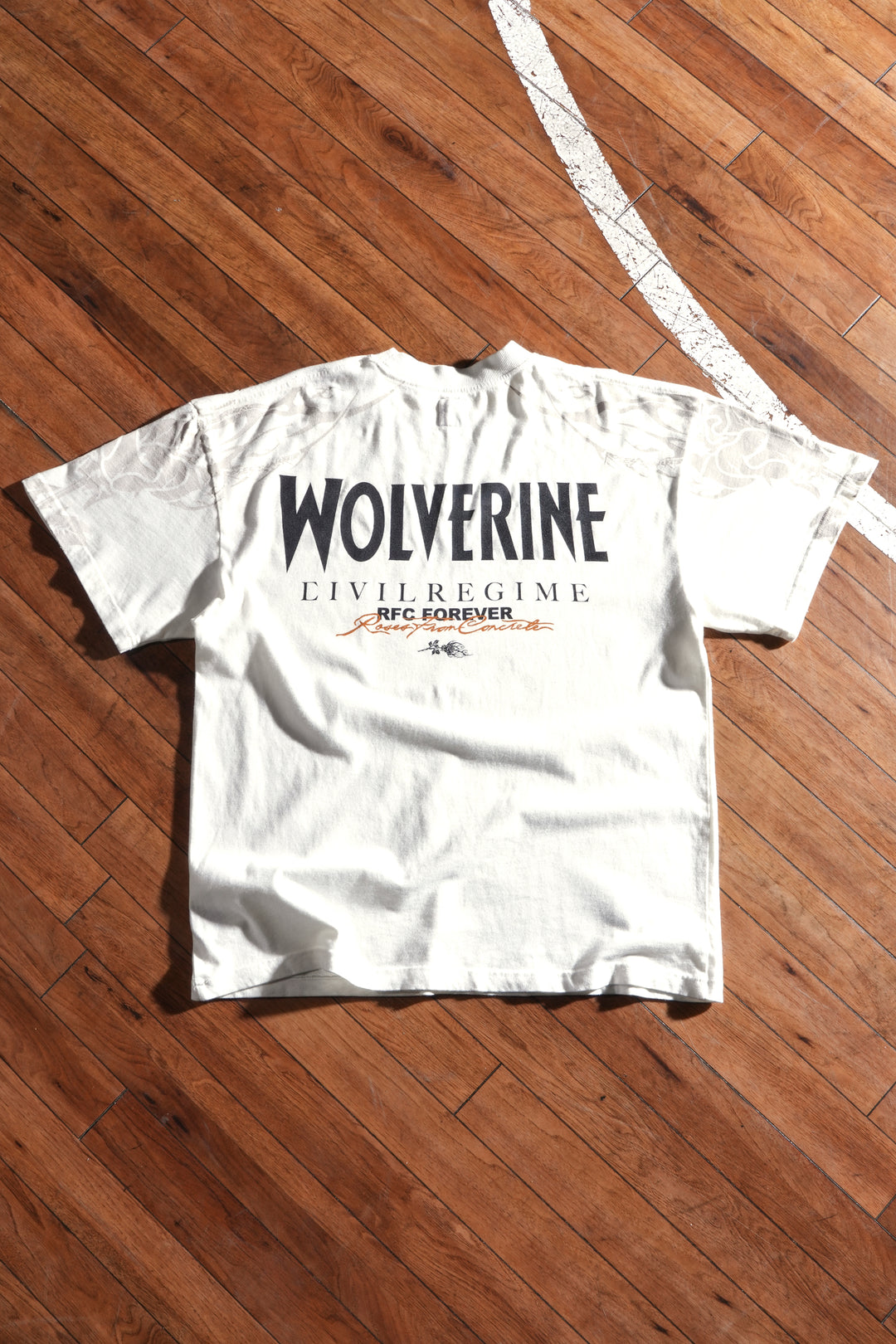 Claws Of Rage American Classic Oversized Tee in Butter