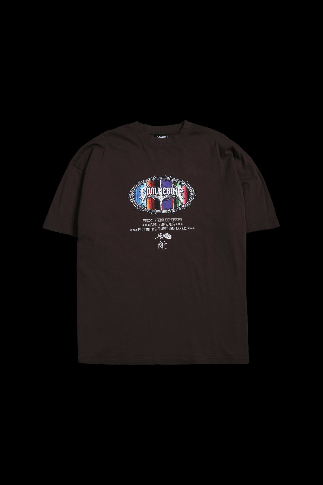 RFC Mexico American Classic Oversized Tee in Mojave Brown