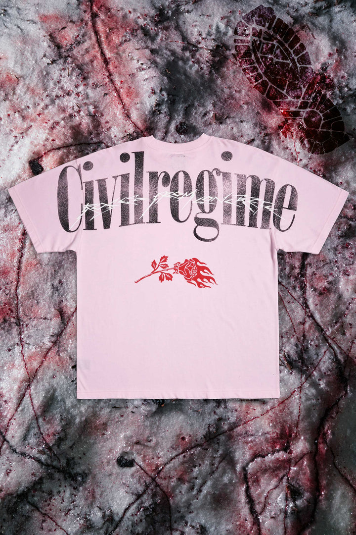 It American Classic Oversized Tee in Baby Pink