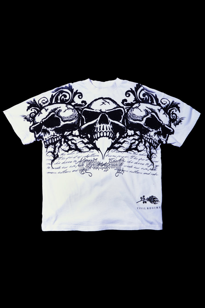 Rotten American Classic Oversized Tee in White