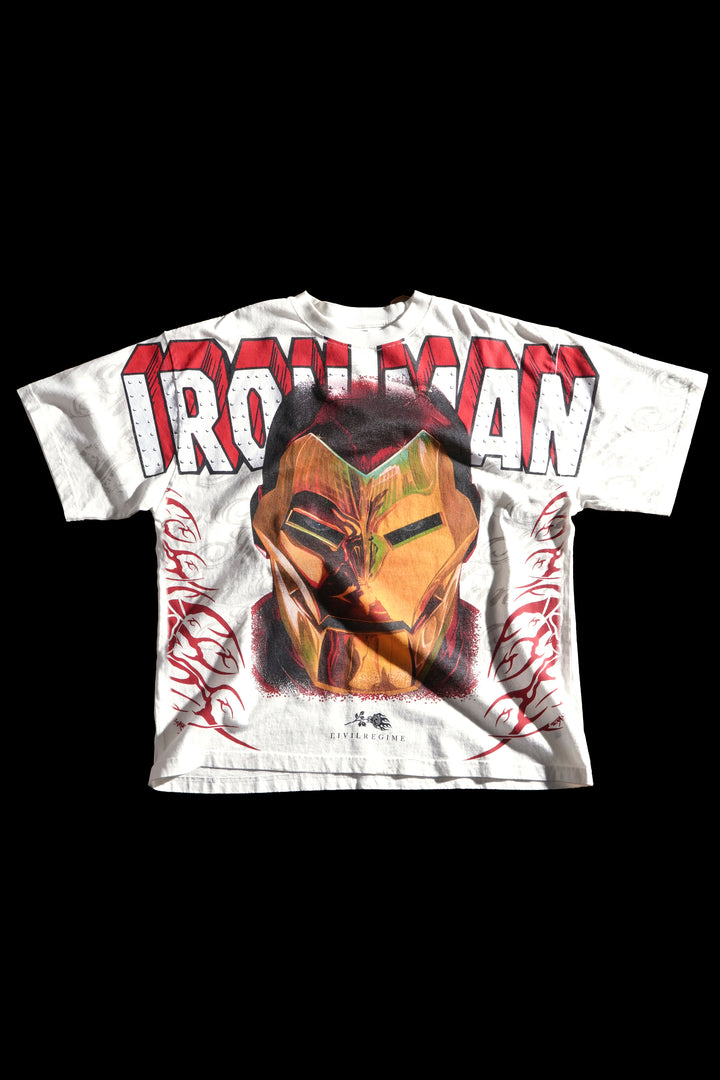 Iron Wrath "Side By Side" 199X Oversized Tee in Butter