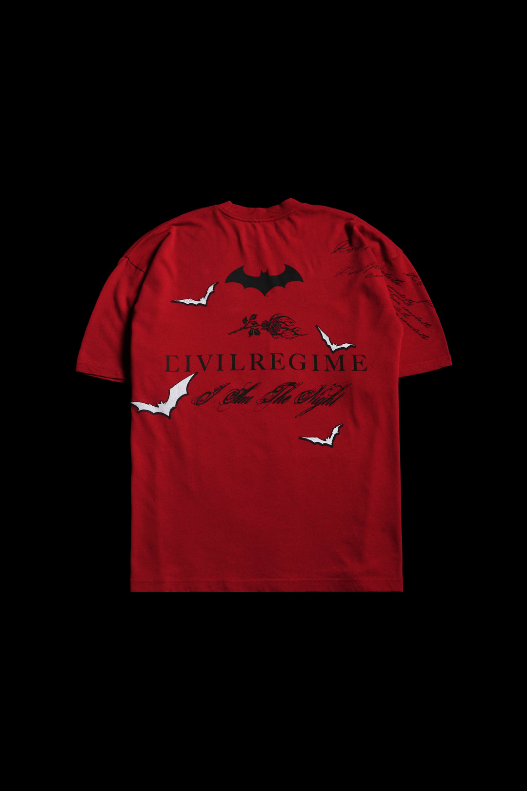 Gotham American Classic Oversized Tee in Radiant Red