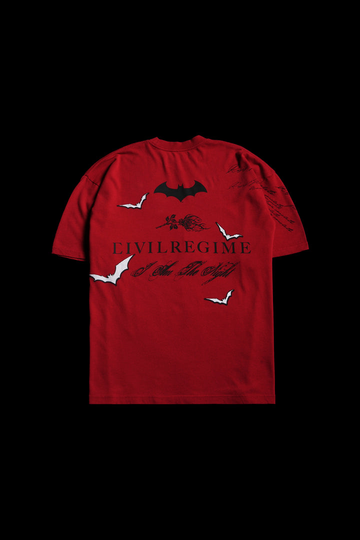 Gotham American Classic Oversized Tee in Radiant Red