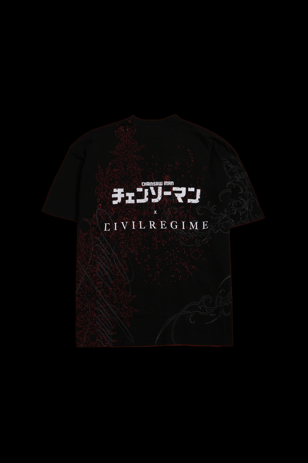 Lack Of Empathy American Classic Oversized Tee in Black