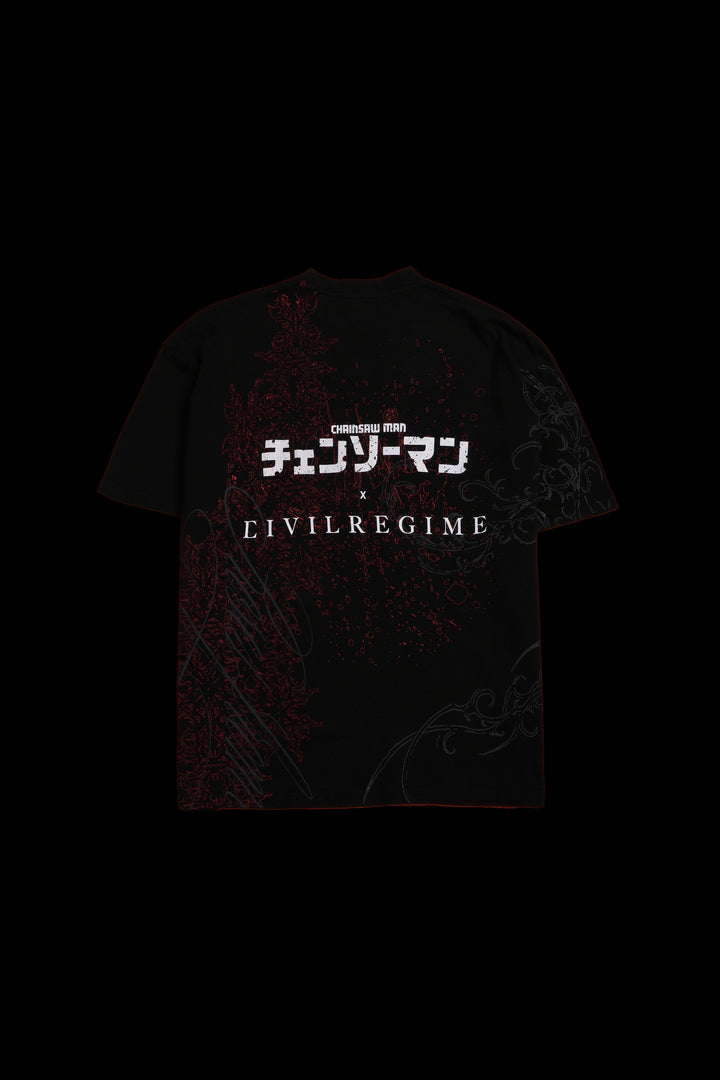 Lack Of Empathy American Classic Oversized Tee in Black