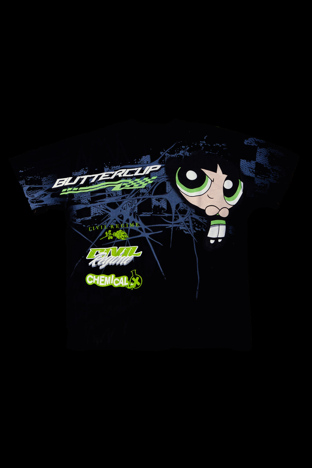Not A Princess American Classic Oversized Tee in Black