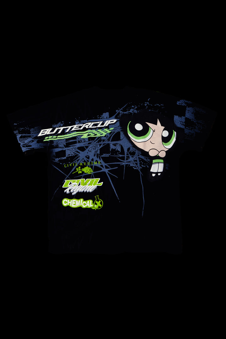 Not A Princess American Classic Oversized Tee in Black