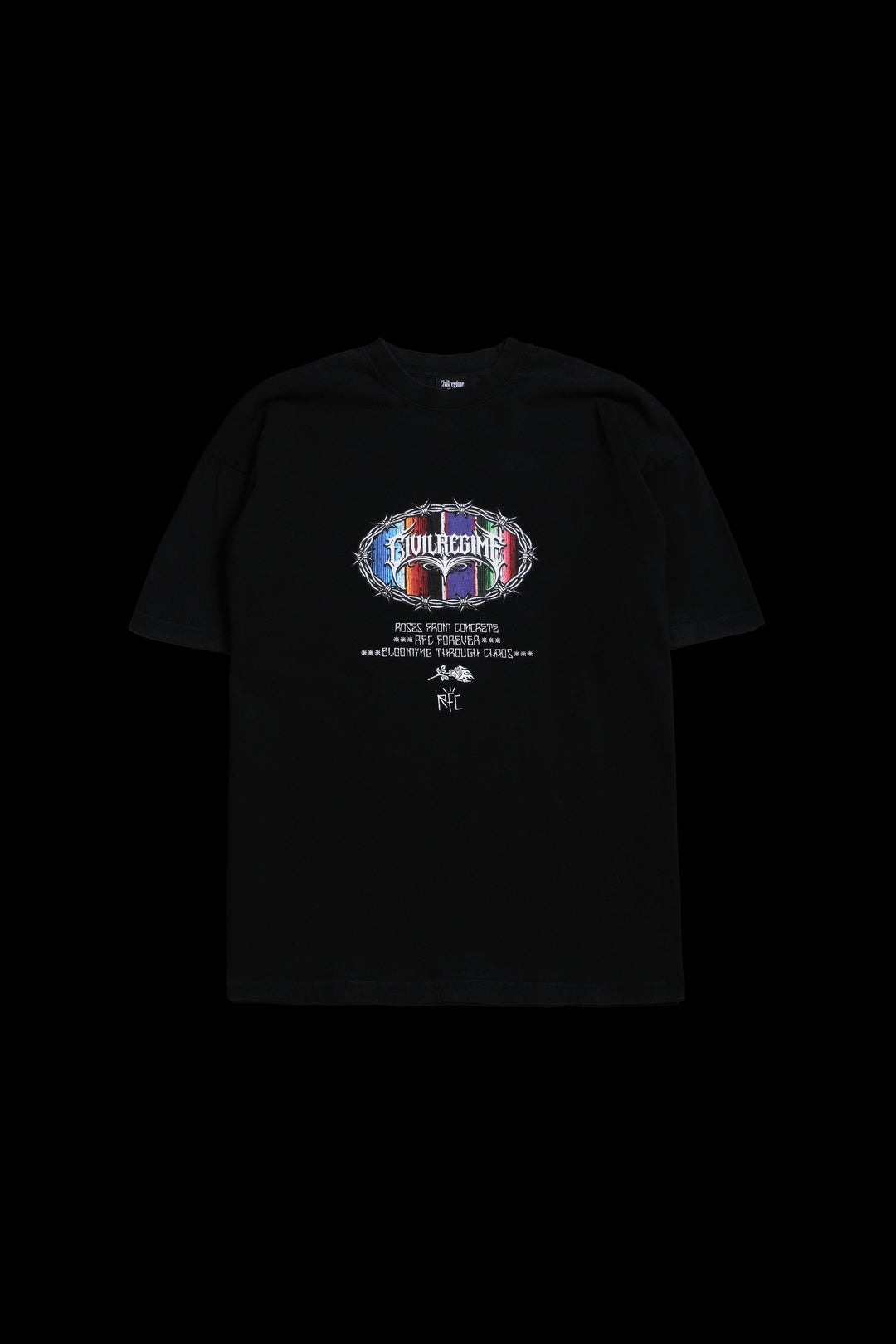 RFC Mexico American Classic Oversized Tee in Vintage Black