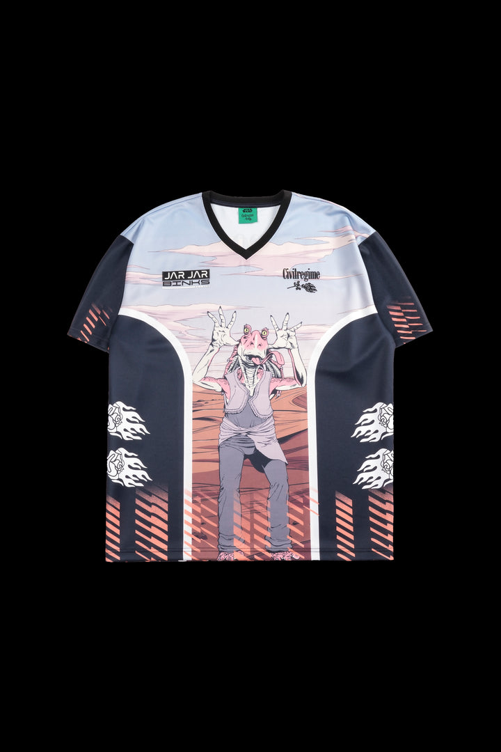 Jar Jar Soccer Jersey in All Over Print