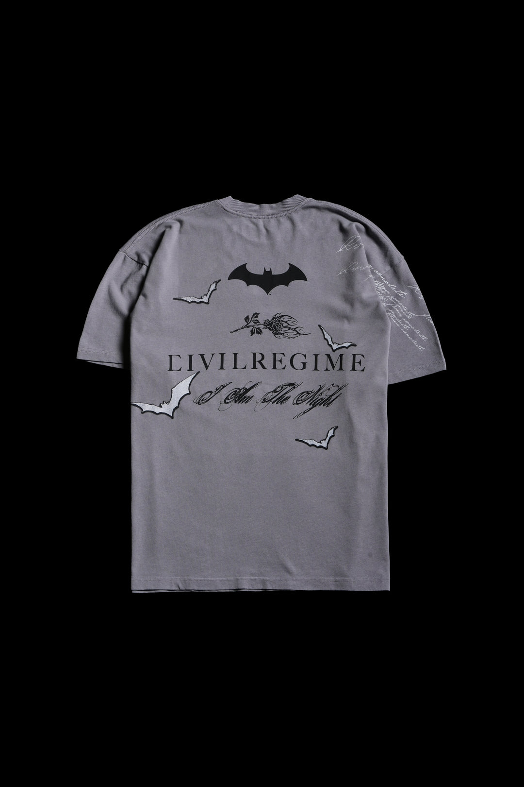 Gotham American Classic Oversized Tee in Ash Gray