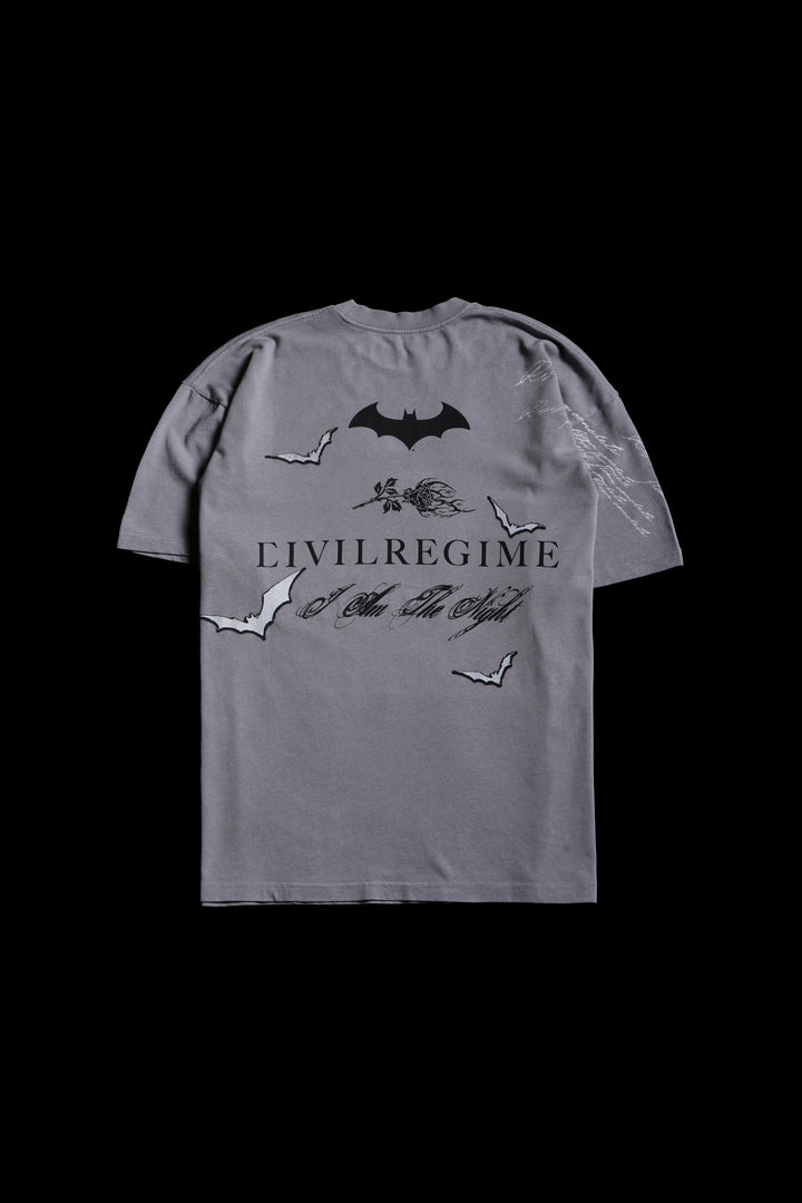 Gotham American Classic Oversized Tee in Ash Gray
