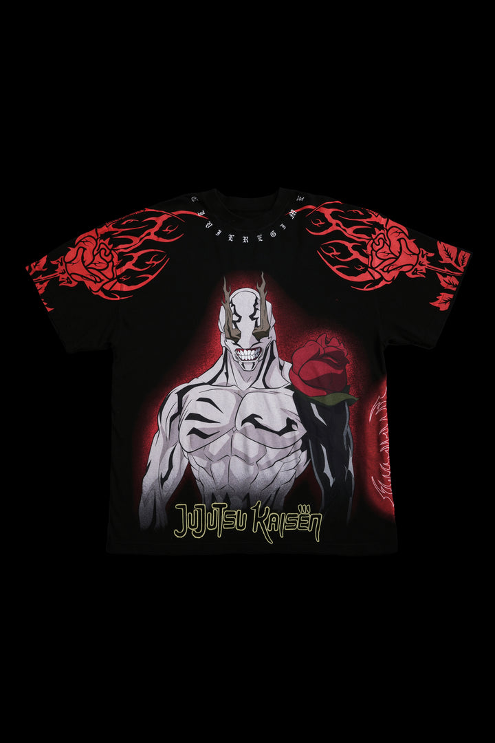 The Cursed Rose American Classic Oversized Tee in Black