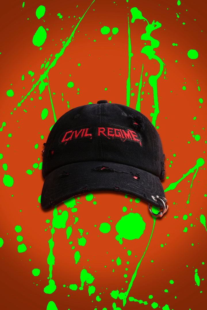 Cut Through Control Dad Hat in Black