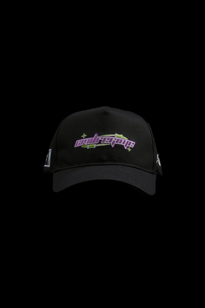 Buttercup's Halo 5 Panel Strapback Hat in Black
