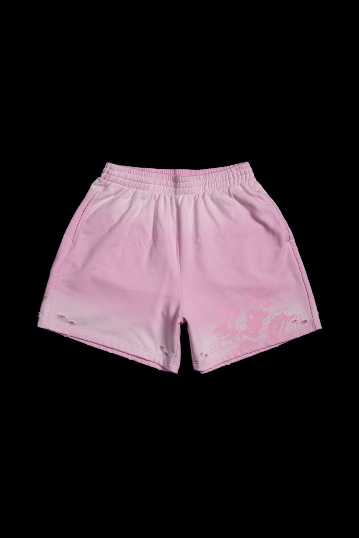 Sweetheart Fantasy Baggy Shorts in Baby Pink