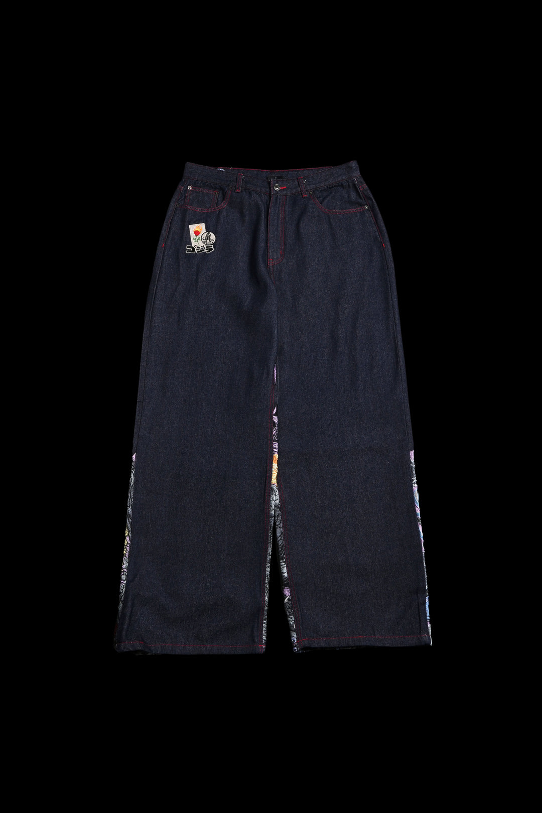Deep Blue Attack Raw Denim Jeans in Blue