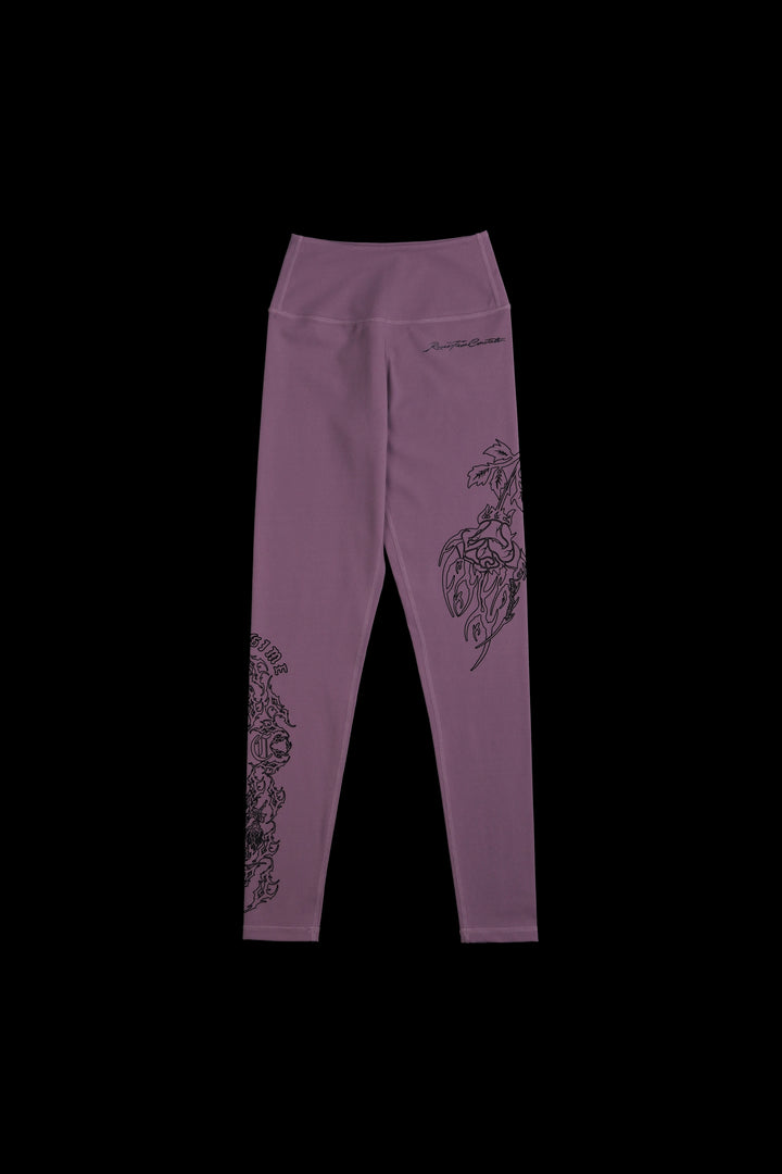 Violet Vixen Thea Energy Leggings in Lavender Fade