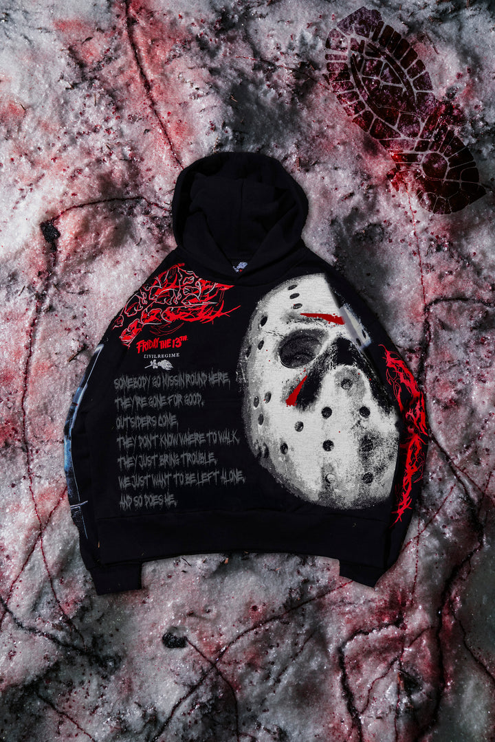 Crystal Lake Tales Forever Hoodie in Black