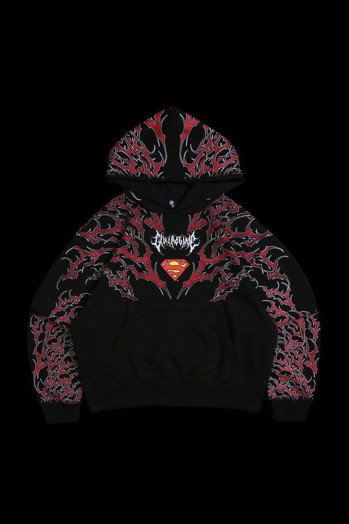 Red Death Forever Hoodie in Black