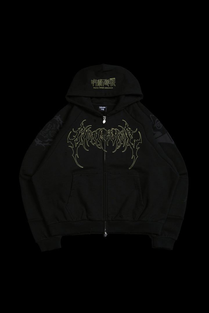Cursed Night Destroy Hoodie in Black