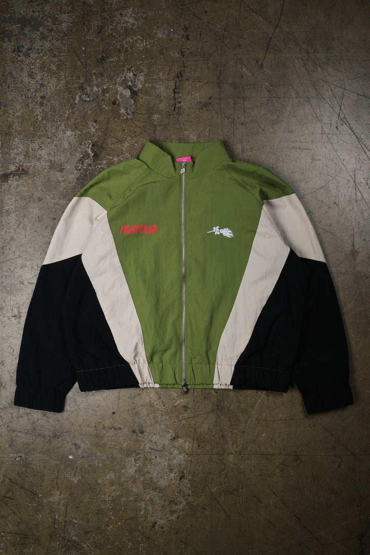 More Pain More Gain Track Jacket in Green
